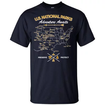 Mount Rainier National Park Military Green Adult T-Shirt 
