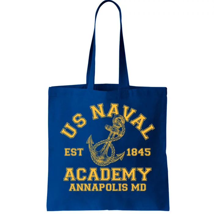 US NAVAL Est 1845 Academy Annapolis MD Tote Bag