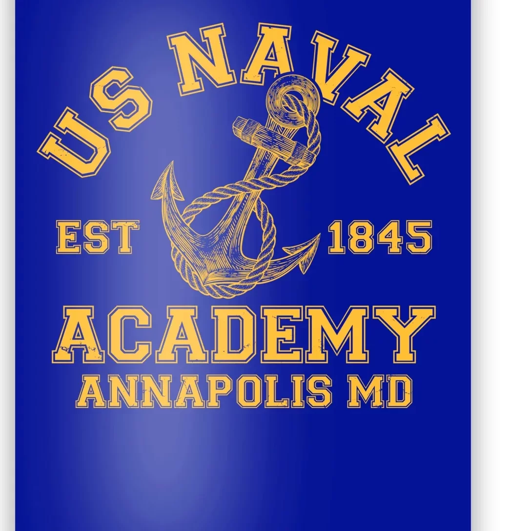 US NAVAL Est 1845 Academy Annapolis MD Poster