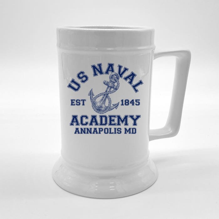 US NAVAL Est 1845 Academy Annapolis MD Front & Back Beer Stein