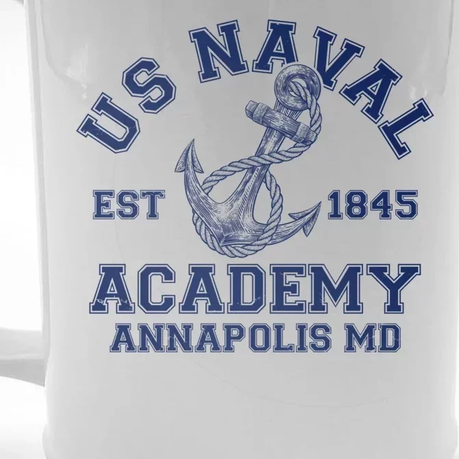 US NAVAL Est 1845 Academy Annapolis MD Front & Back Beer Stein