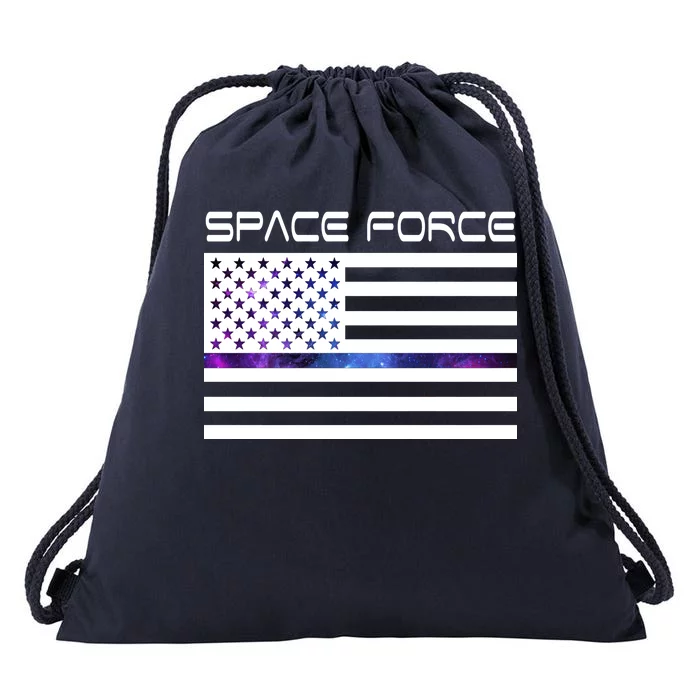 US Space Force Flag Drawstring Bag