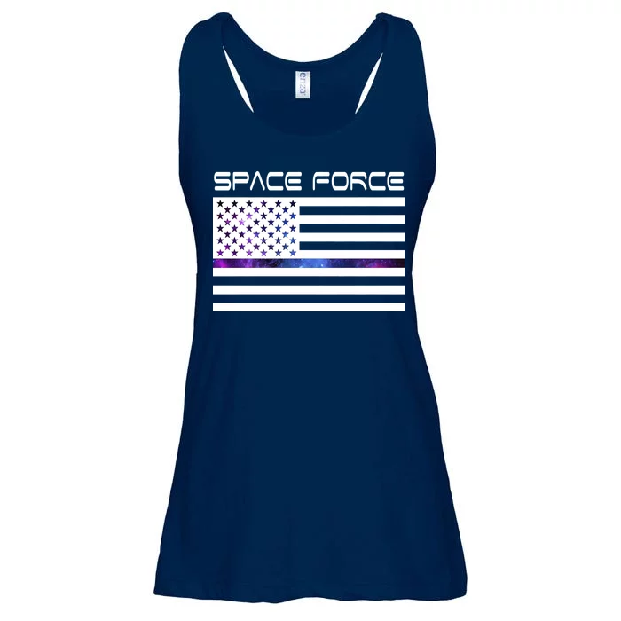 US Space Force Flag Ladies Essential Flowy Tank