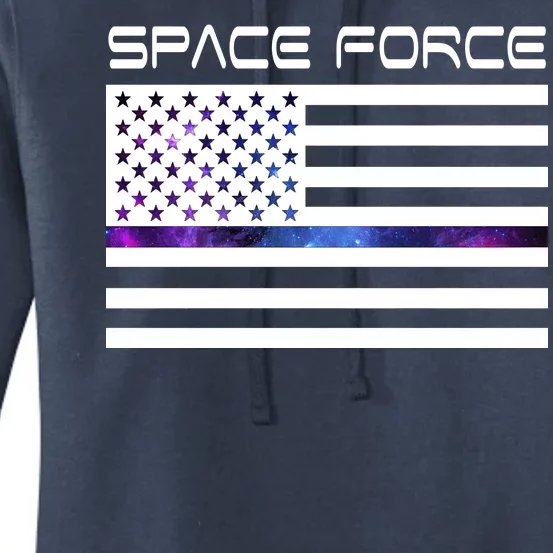 US Space Force Flag Women's Pullover Hoodie