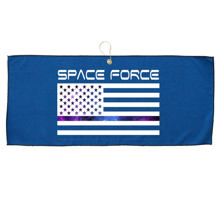 US Space Force Flag Large Microfiber Waffle Golf Towel