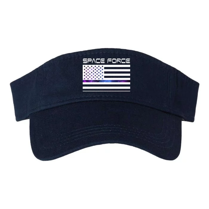 US Space Force Flag Valucap Bio-Washed Visor