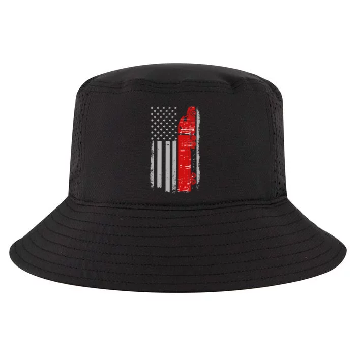 US Truck Driver USA Flag Cool Comfort Performance Bucket Hat