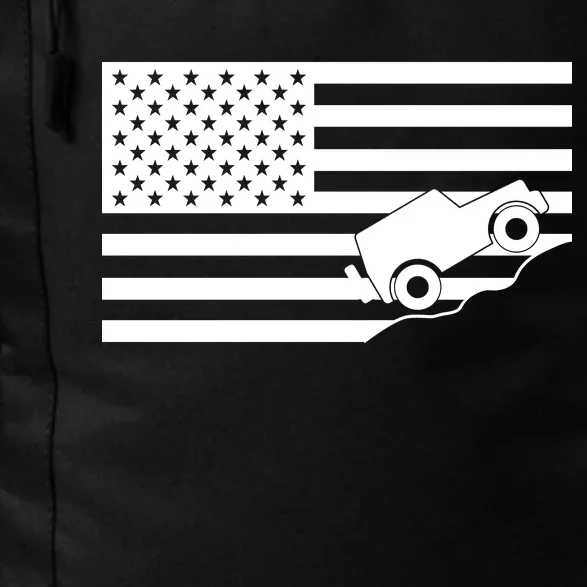 US Truck Simple Off-Roading Flag Daily Commute Backpack