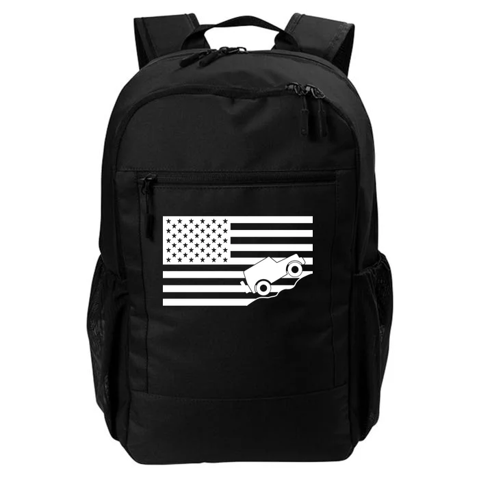 US Truck Simple Off-Roading Flag Daily Commute Backpack