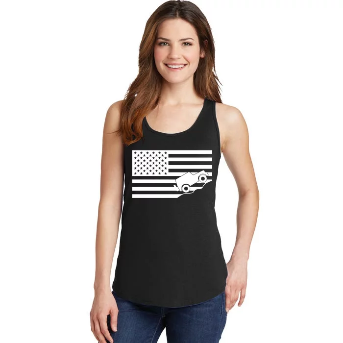 US Truck Simple Off-Roading Flag Ladies Essential Tank