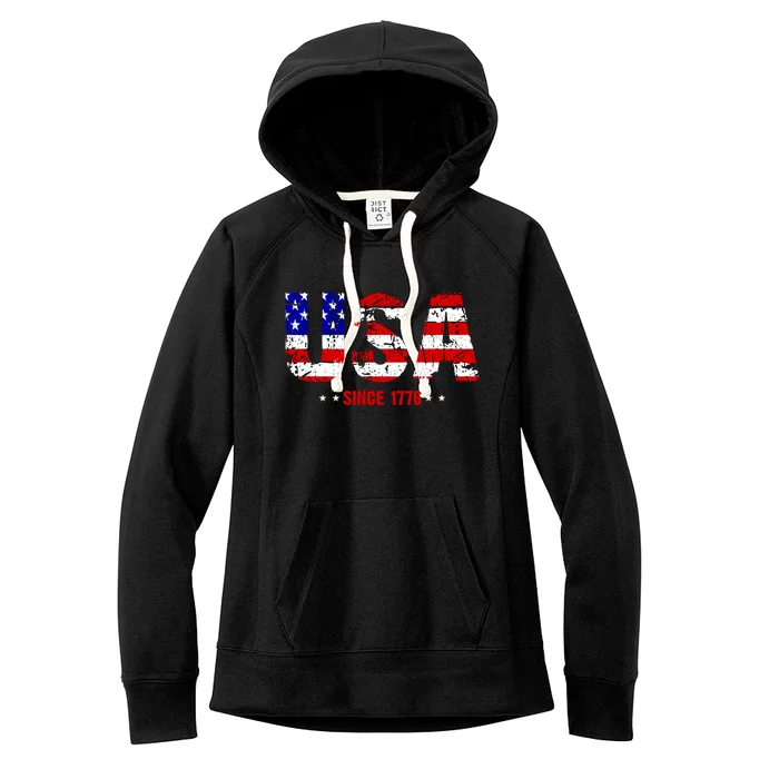 Usa Since 1776 Women's Fleece Hoodie