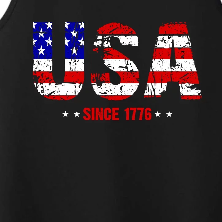 Usa Since 1776 Performance Tank