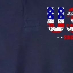 Usa Since 1776 Softstyle Adult Sport Polo