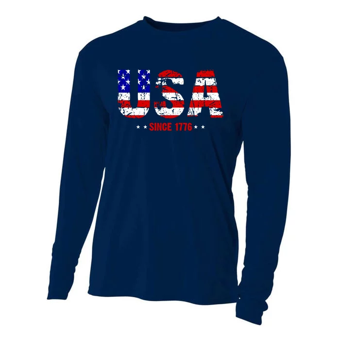 Usa Since 1776 Cooling Performance Long Sleeve Crew