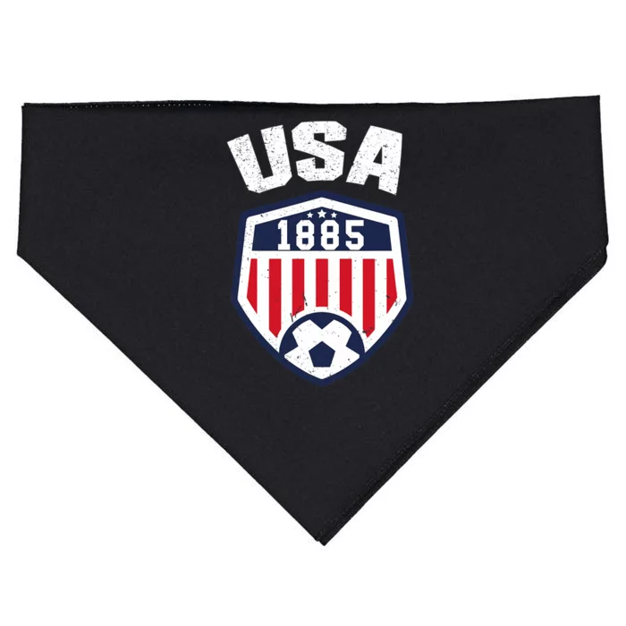 USA Soccer 1885 American Soccer USA Jersey Fan USA-Made Doggie Bandana