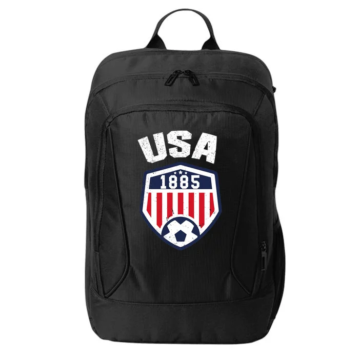 USA Soccer 1885 American Soccer USA Jersey Fan City Backpack