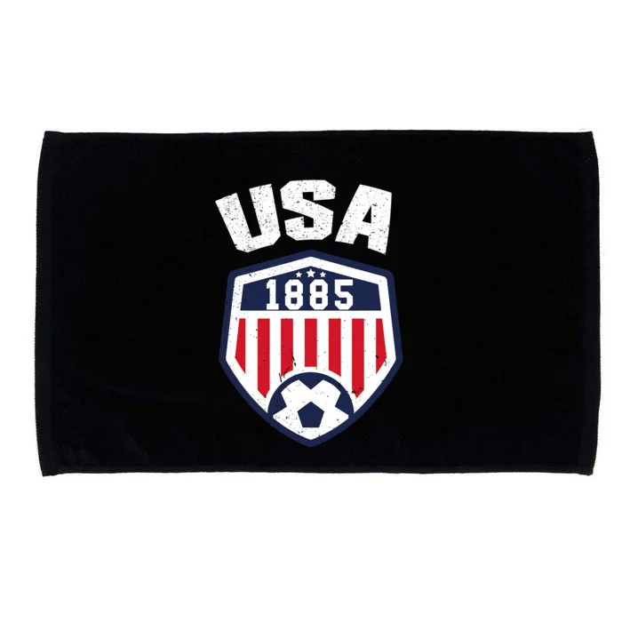 USA Soccer 1885 American Soccer USA Jersey Fan Microfiber Hand Towel