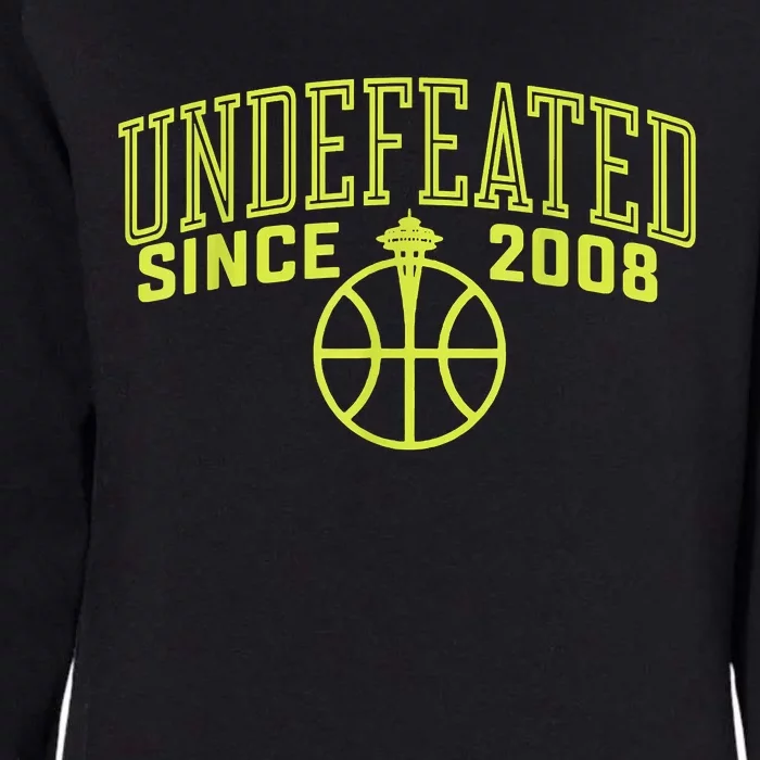 Undefeated Since 2008 Funny Apparel Womens California Wash Sweatshirt