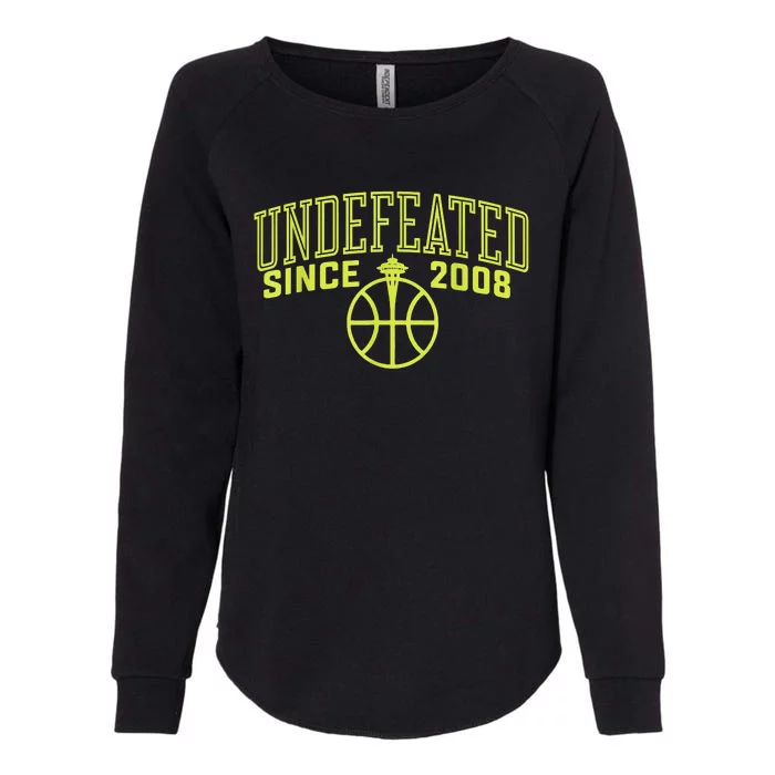 Undefeated Since 2008 Funny Apparel Womens California Wash Sweatshirt