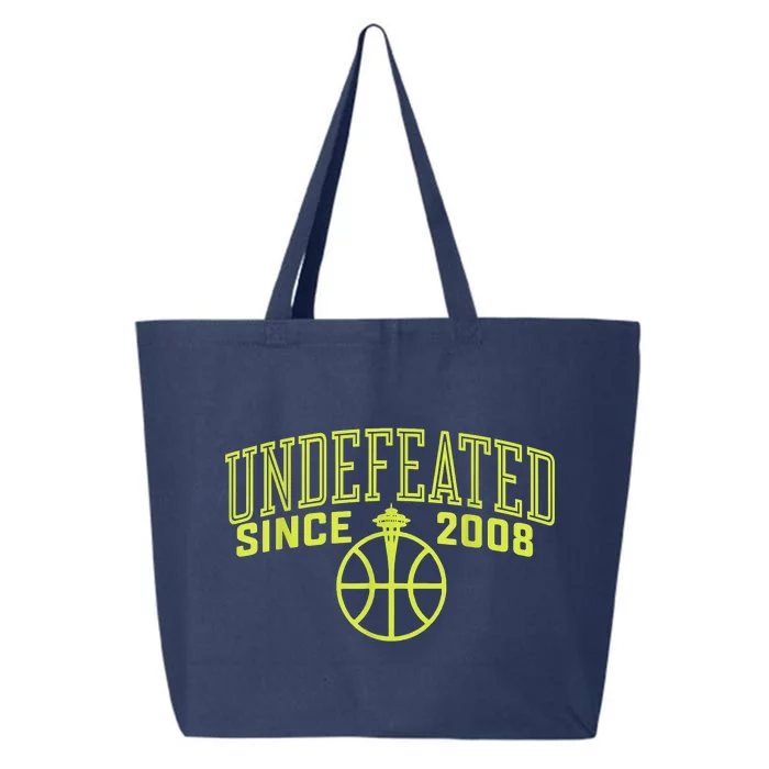 Undefeated Since 2008 Funny Apparel 25L Jumbo Tote