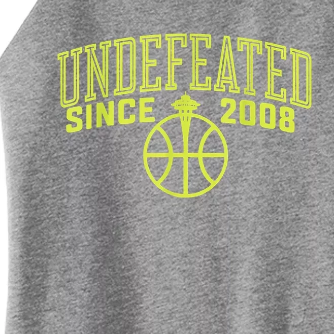 Undefeated Since 2008 Funny Apparel Women’s Perfect Tri Rocker Tank