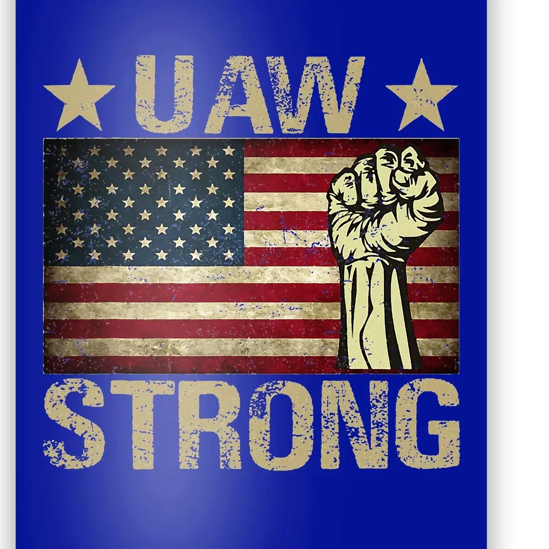 Uaw Strike 2024 United Auto Workers Union Uaw Strong Red Poster