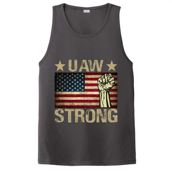 Uaw Strike 2024 United Auto Workers Union Uaw Strong Red Performance Tank