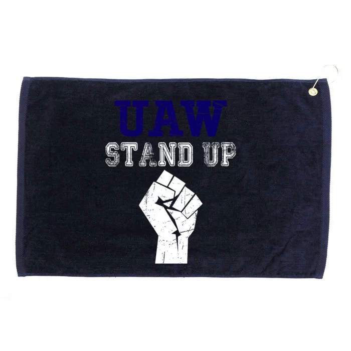 Uaw Strike 2024 United Auto Workers Union Uaw Red Grommeted Golf Towel