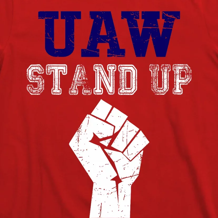 Uaw Strike 2024 United Auto Workers Union Uaw Red T-Shirt