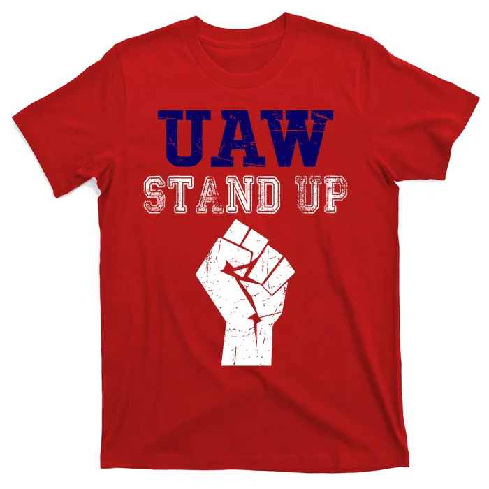 Uaw Strike 2024 United Auto Workers Union Uaw Red T-Shirt