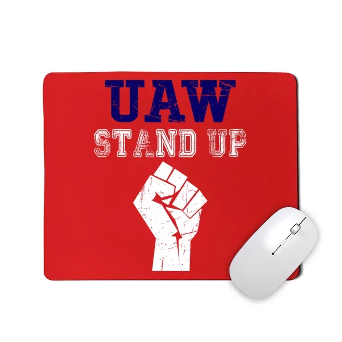 Uaw Strike 2024 United Auto Workers Union Uaw Red Mousepad