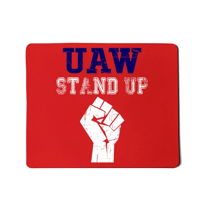 Uaw Strike 2024 United Auto Workers Union Uaw Red Mousepad