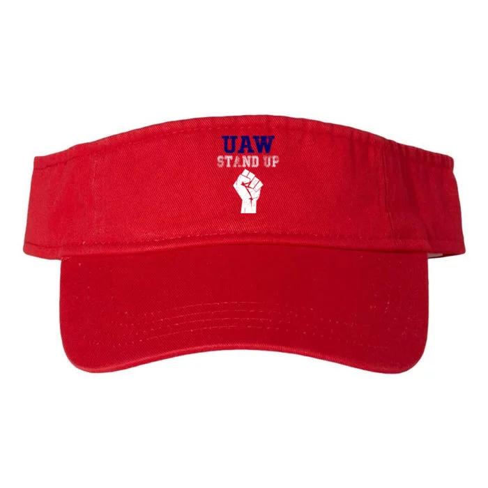 Uaw Strike 2024 United Auto Workers Union Uaw Red Valucap Bio-Washed Visor