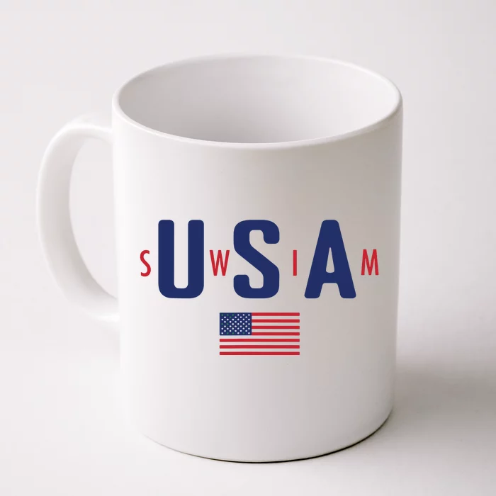 Usa Swim 2024 Front & Back Coffee Mug