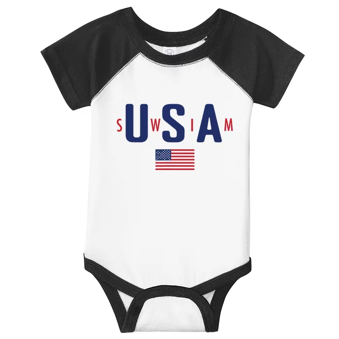 Usa Swim 2024 Infant Baby Jersey Bodysuit