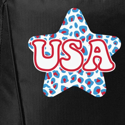 USA Star 4th Of July Festive Holiday City Backpack