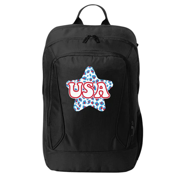 USA Star 4th Of July Festive Holiday City Backpack