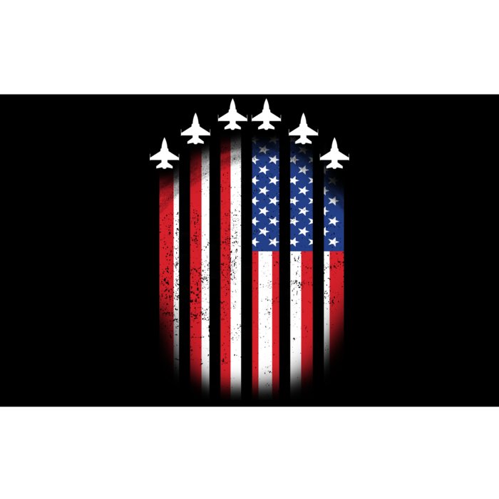 USA Air Force Jets American Flag Bumper Sticker