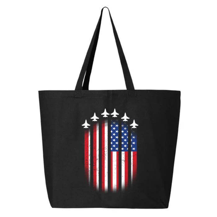 USA Air Force Jets American Flag 25L Jumbo Tote