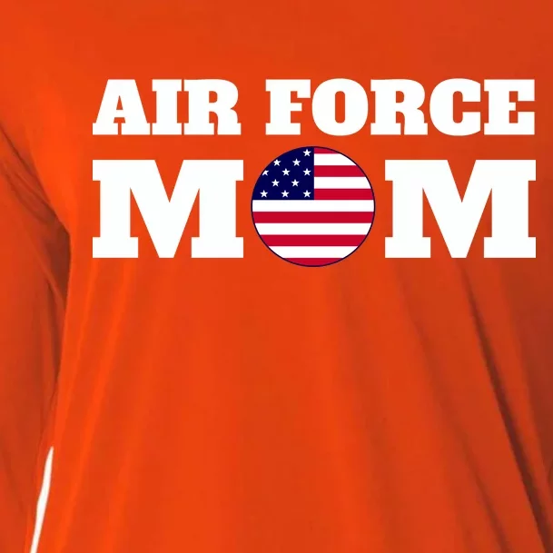 USA Air Force Mom Cooling Performance Long Sleeve Crew