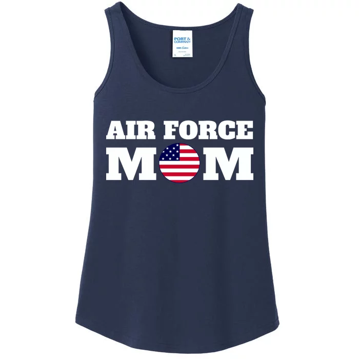 USA Air Force Mom Ladies Essential Tank