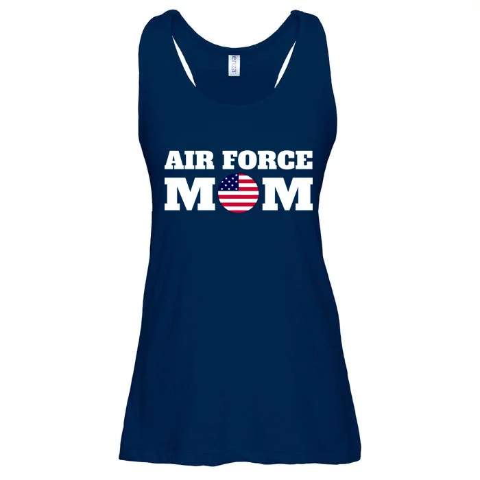 USA Air Force Mom Ladies Essential Flowy Tank