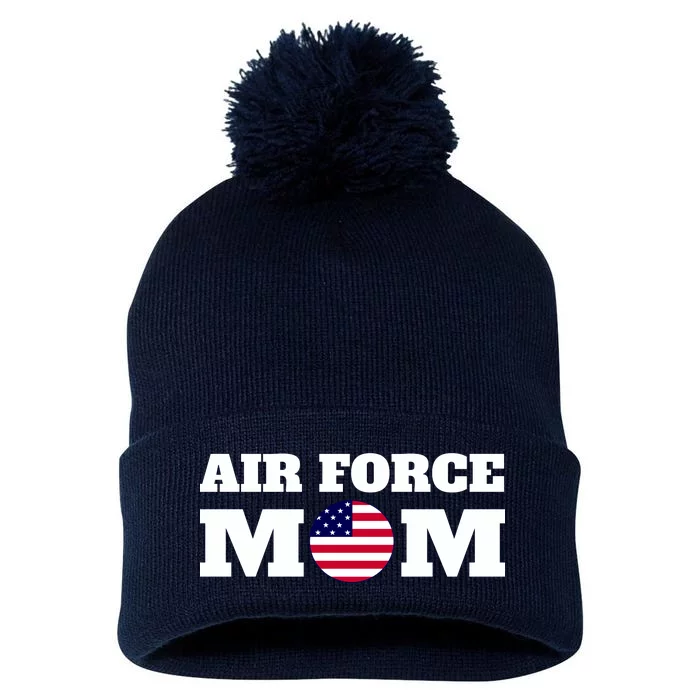 USA Air Force Mom Pom Pom 12in Knit Beanie