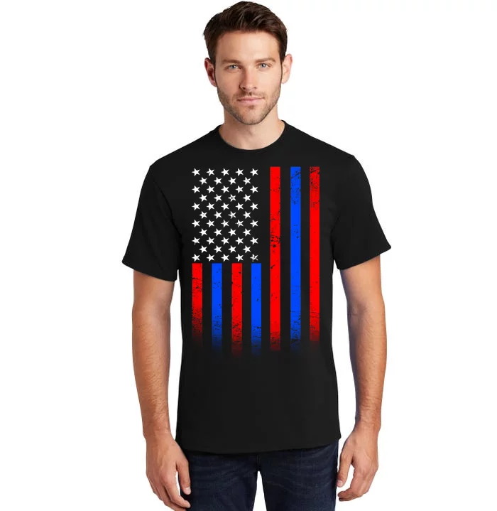 USA American Pride Flag Tall T-Shirt