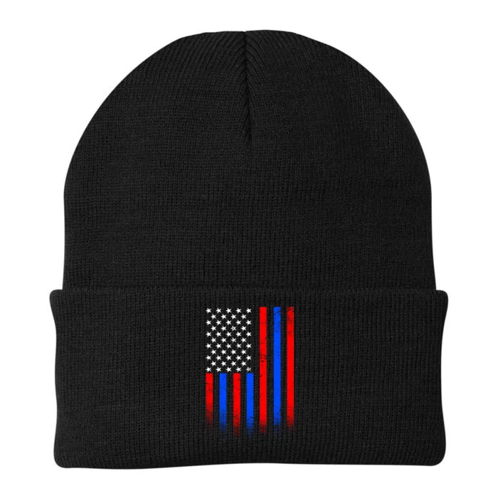 USA American Pride Flag Knit Cap Winter Beanie