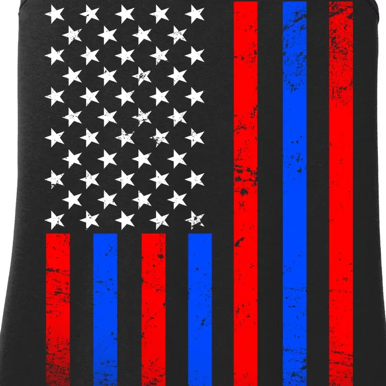 USA American Pride Flag Ladies Essential Tank