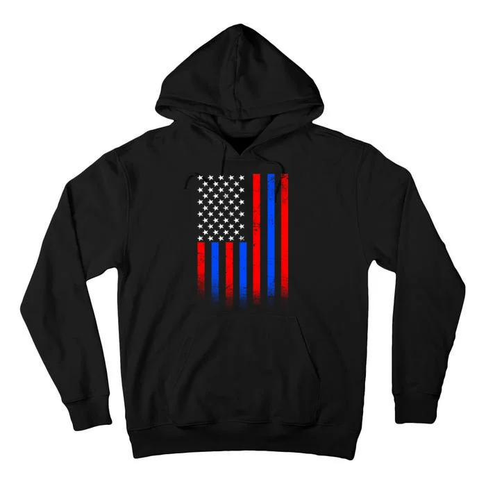 USA American Pride Flag Tall Hoodie