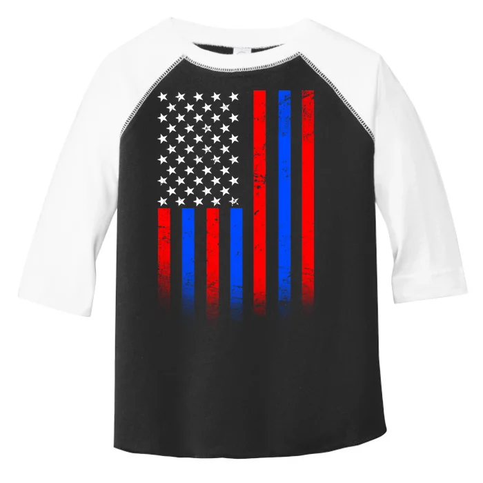 USA American Pride Flag Toddler Fine Jersey T-Shirt