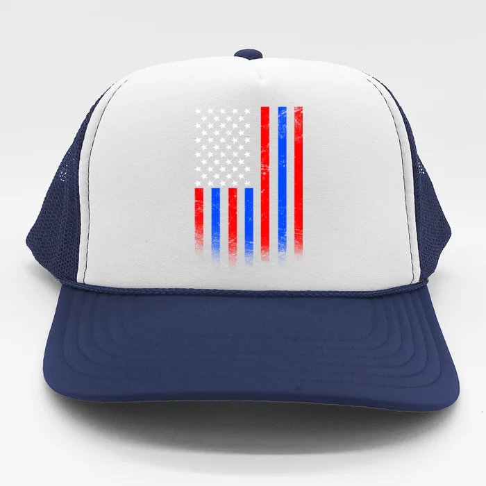 USA American Pride Flag Trucker Hat