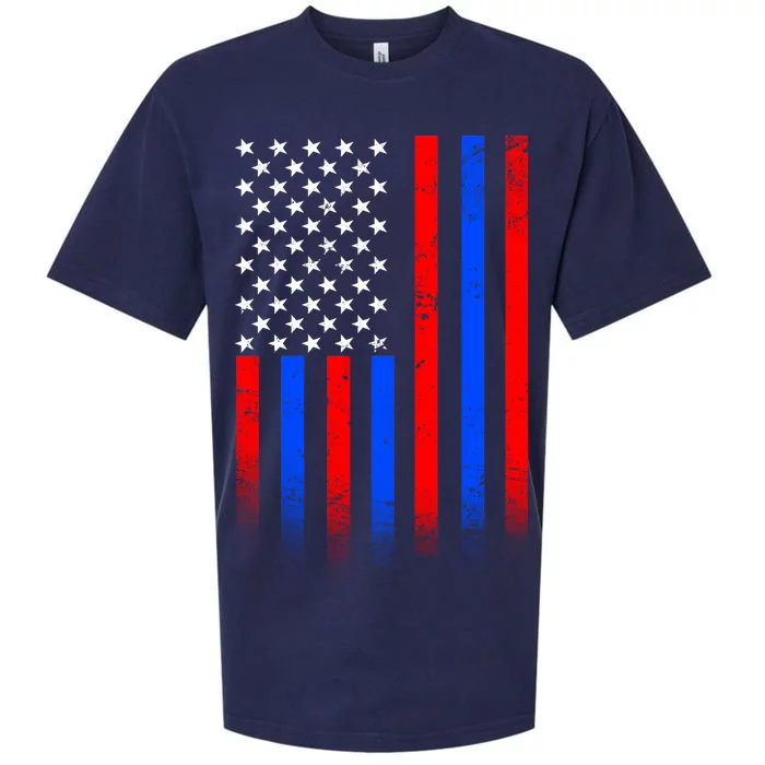 USA American Pride Flag Sueded Cloud Jersey T-Shirt